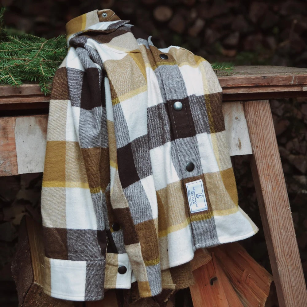 Flanellskjorta - Overshirt Brown - Scandinavian Settler