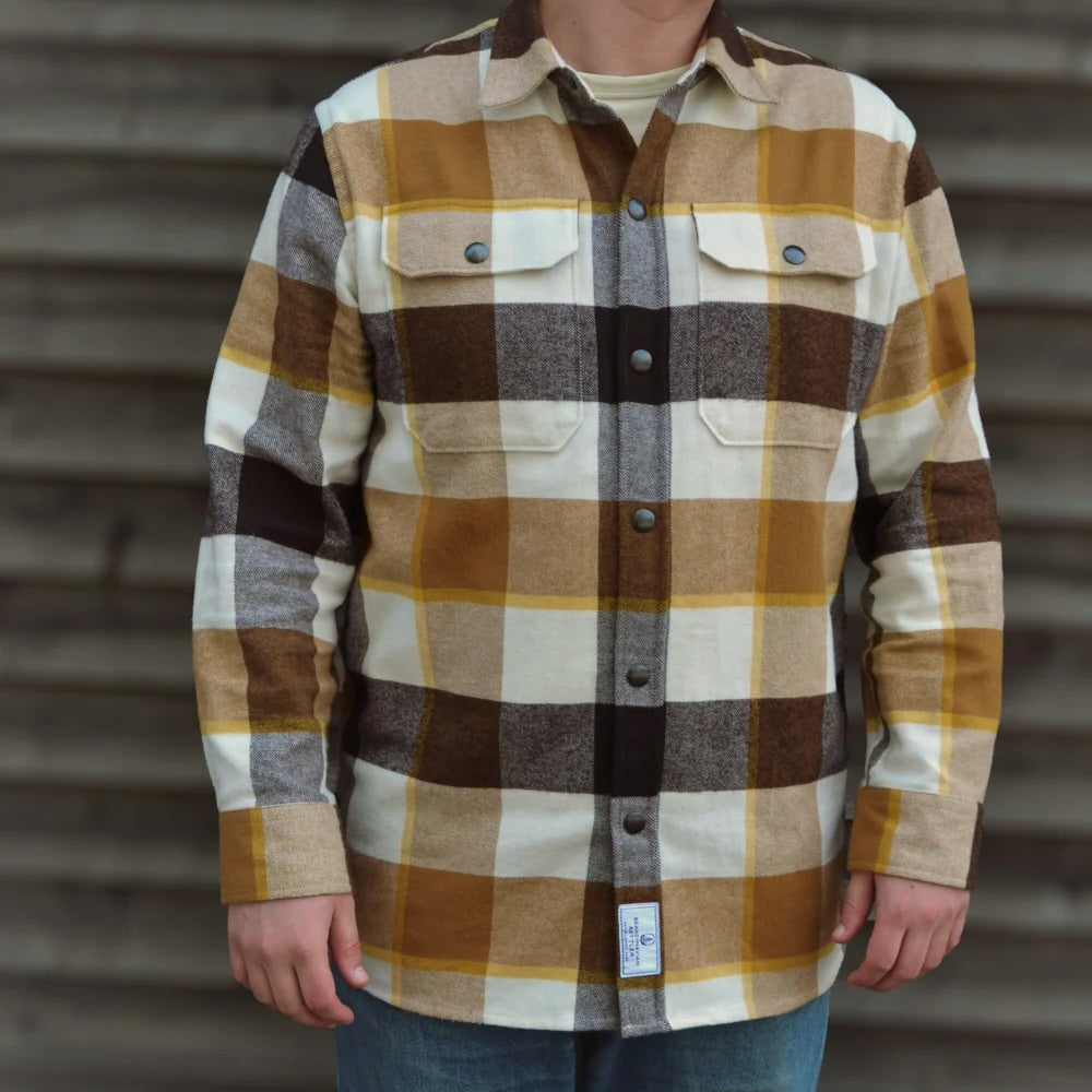 Flanellskjorta - Overshirt Brown - Scandinavian Settler