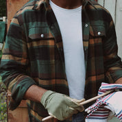 Flanellskjorta - Overshirt Green - Scandinavian Settler