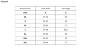 Grinda size guide