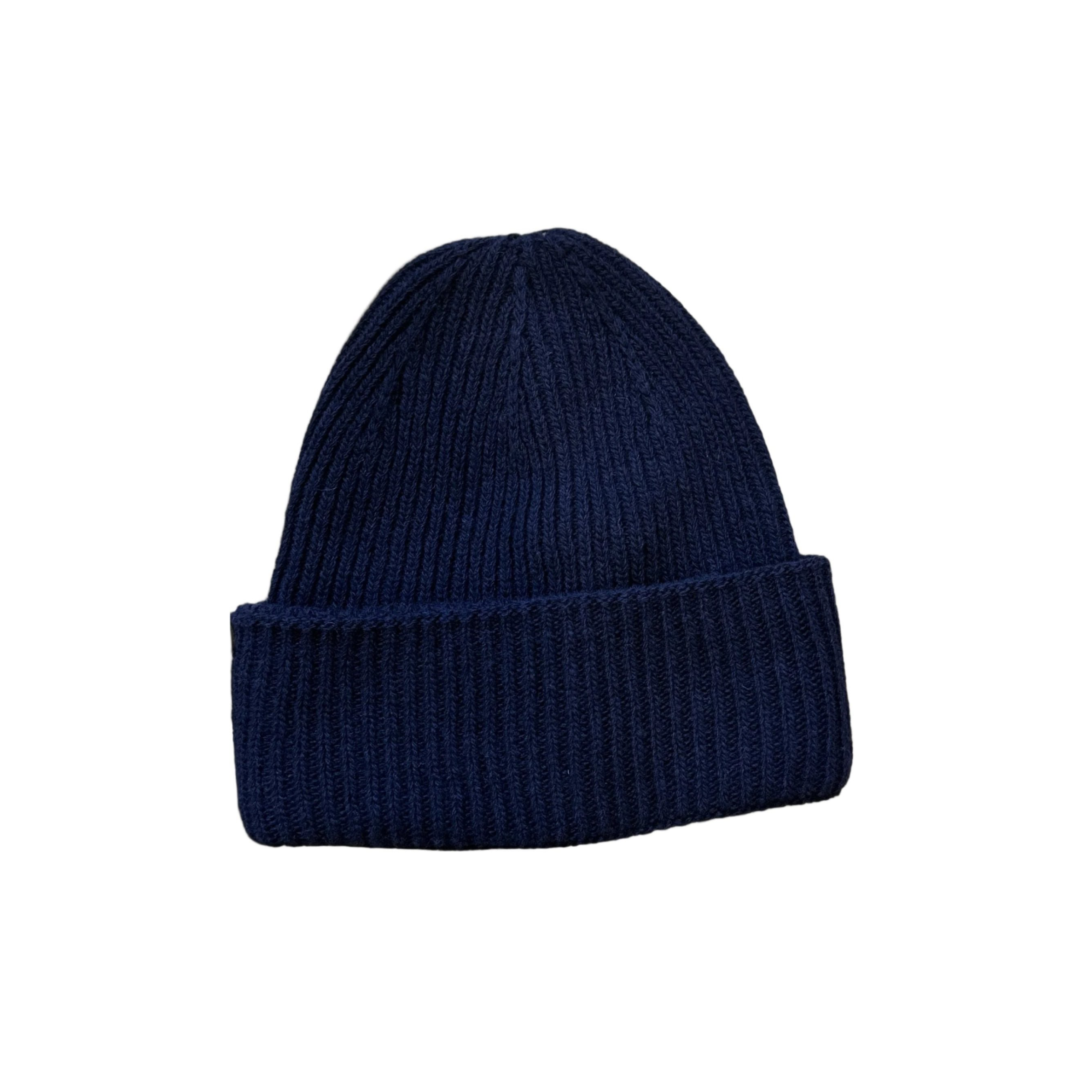 Navy Hat - Wool & Cashmere
