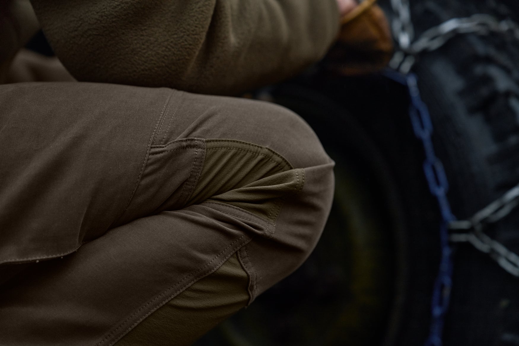 Härkila Hill Pants - Willow Green/Brown