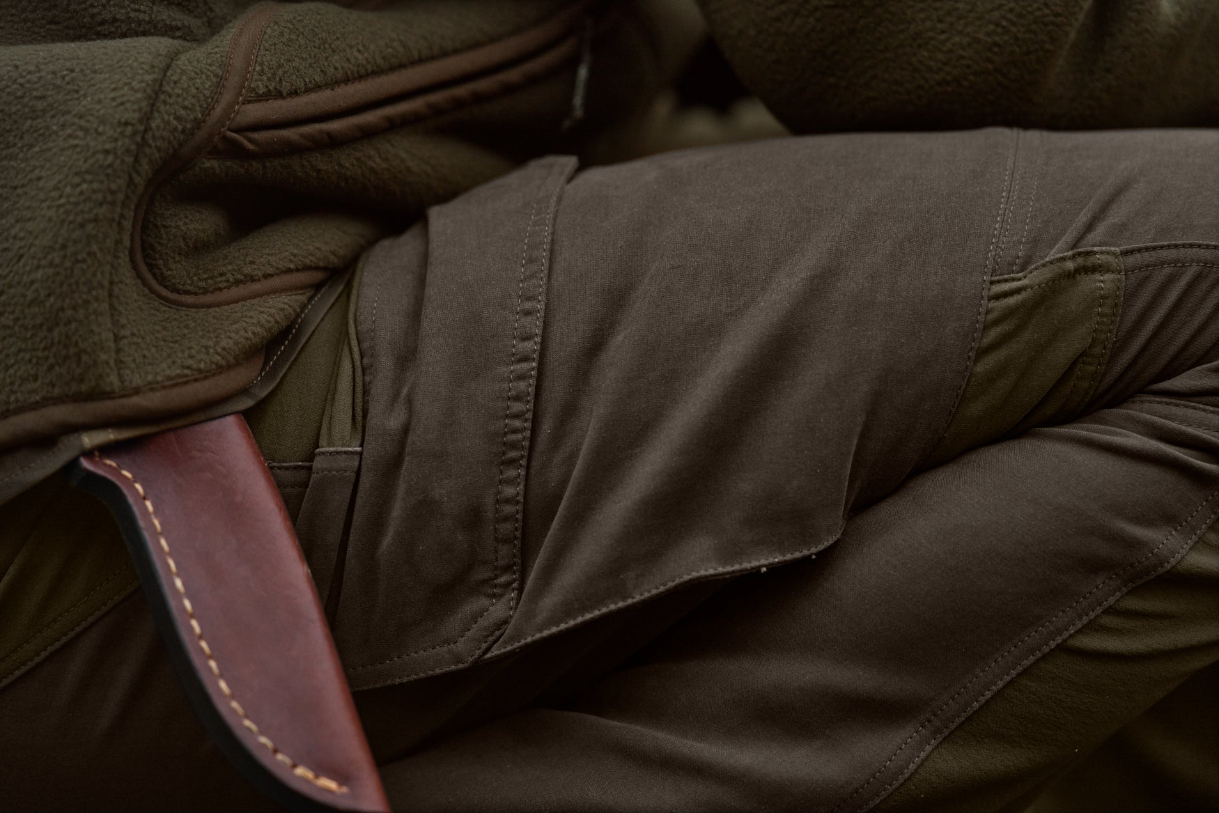 Härkila Hill Pants - Willow Green/Brown