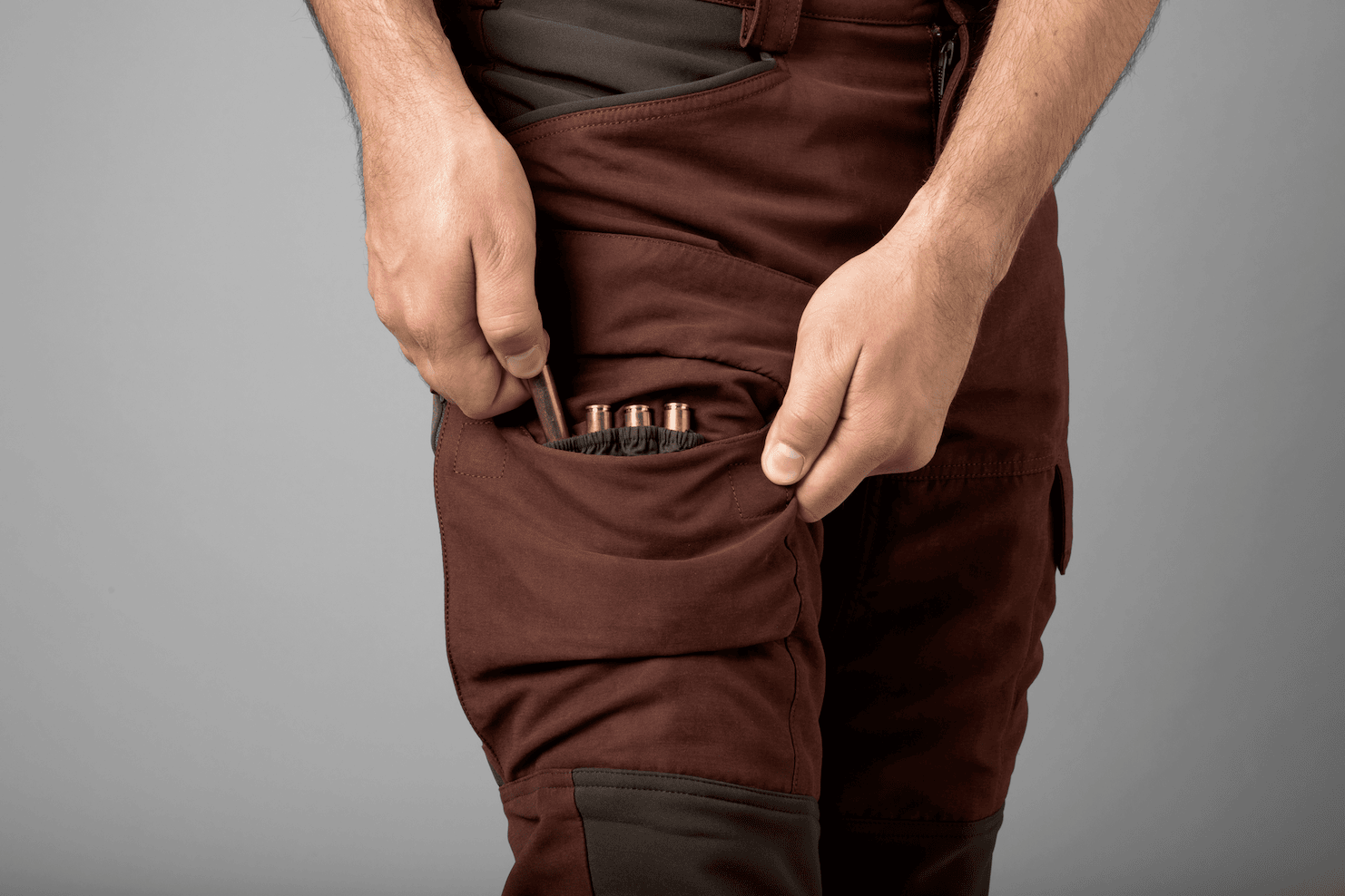 Härkila Scandinavian Pants - Bloodstone red/Shadow brown