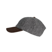 Harris Tweed Cap - Steel Grey