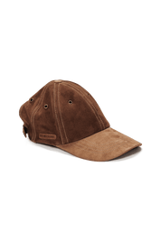 Cap in Brown Suede - Pitcher