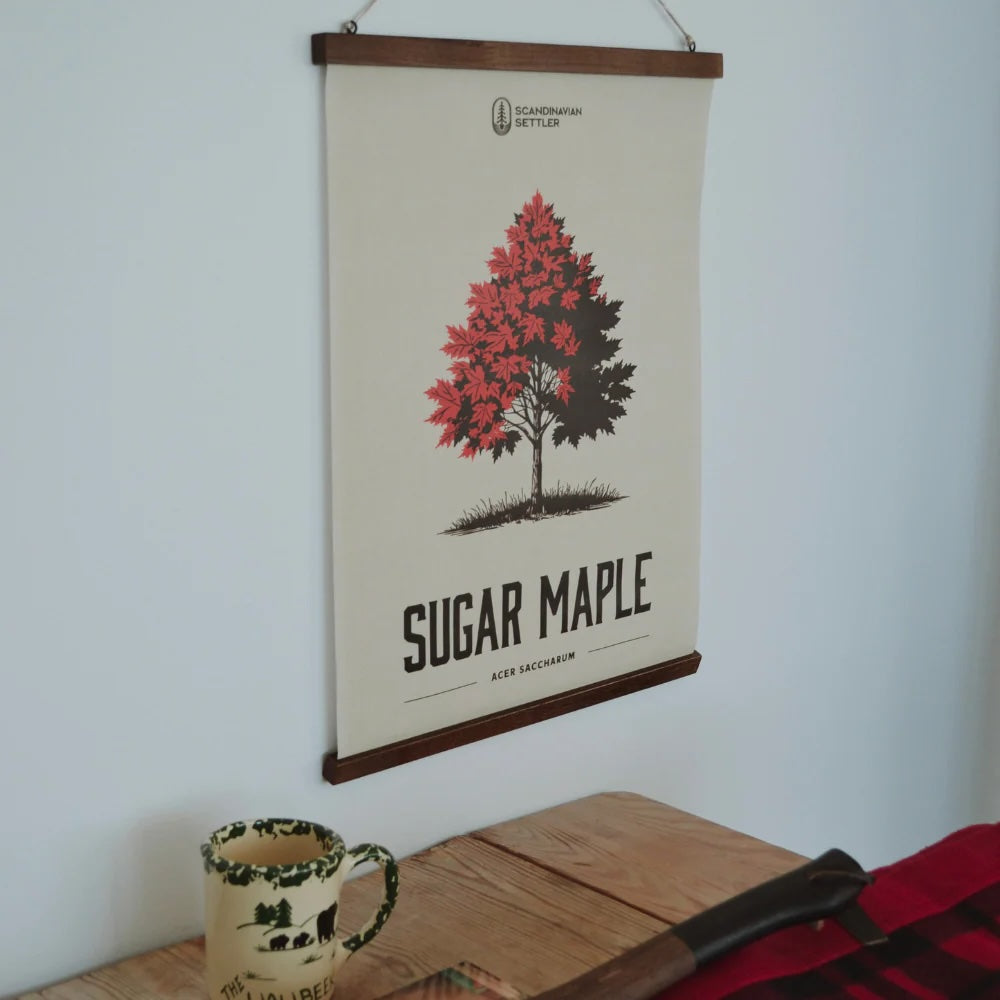 Scandinavian_Settler Canvastavla - Maple Tree 40x50cm