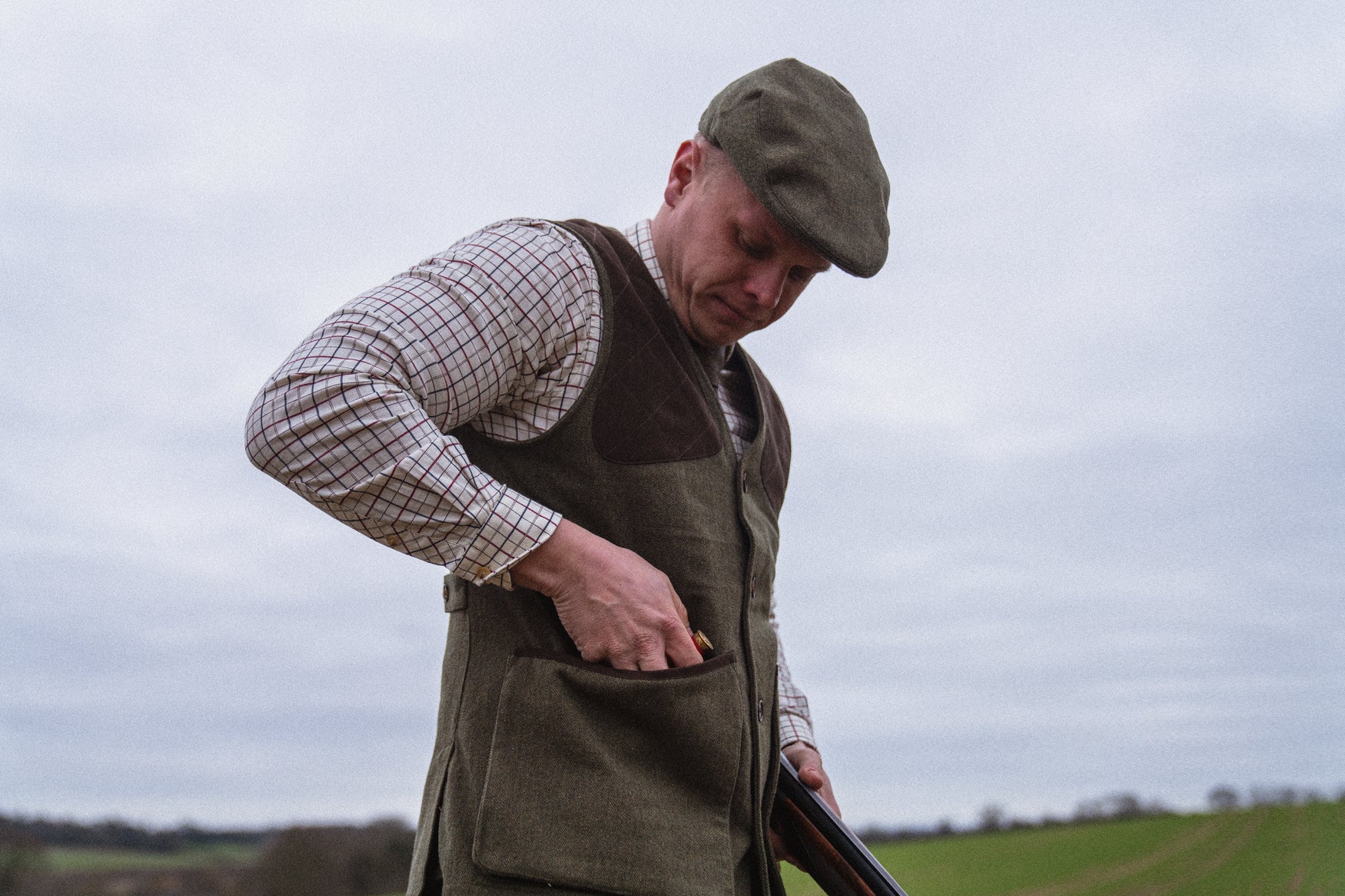 Men's tweed vest Hillside 