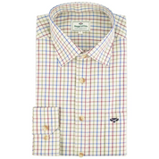 Inverness - Tattersall Shirt Burgundy/Blue/Green