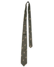 Hunting tie in silk - Motif of ducks