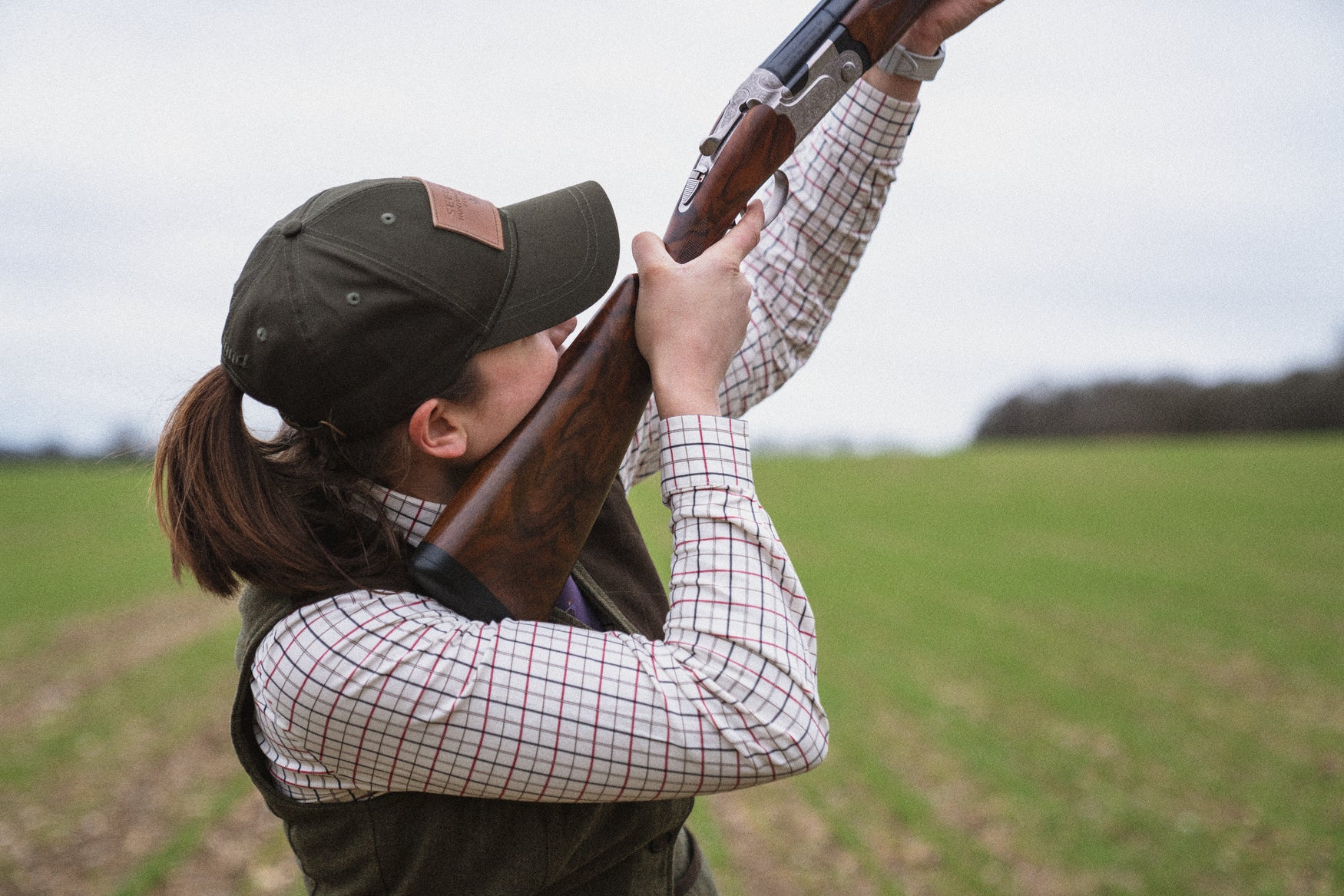 Kerry - Checked Hunting Shirt Women