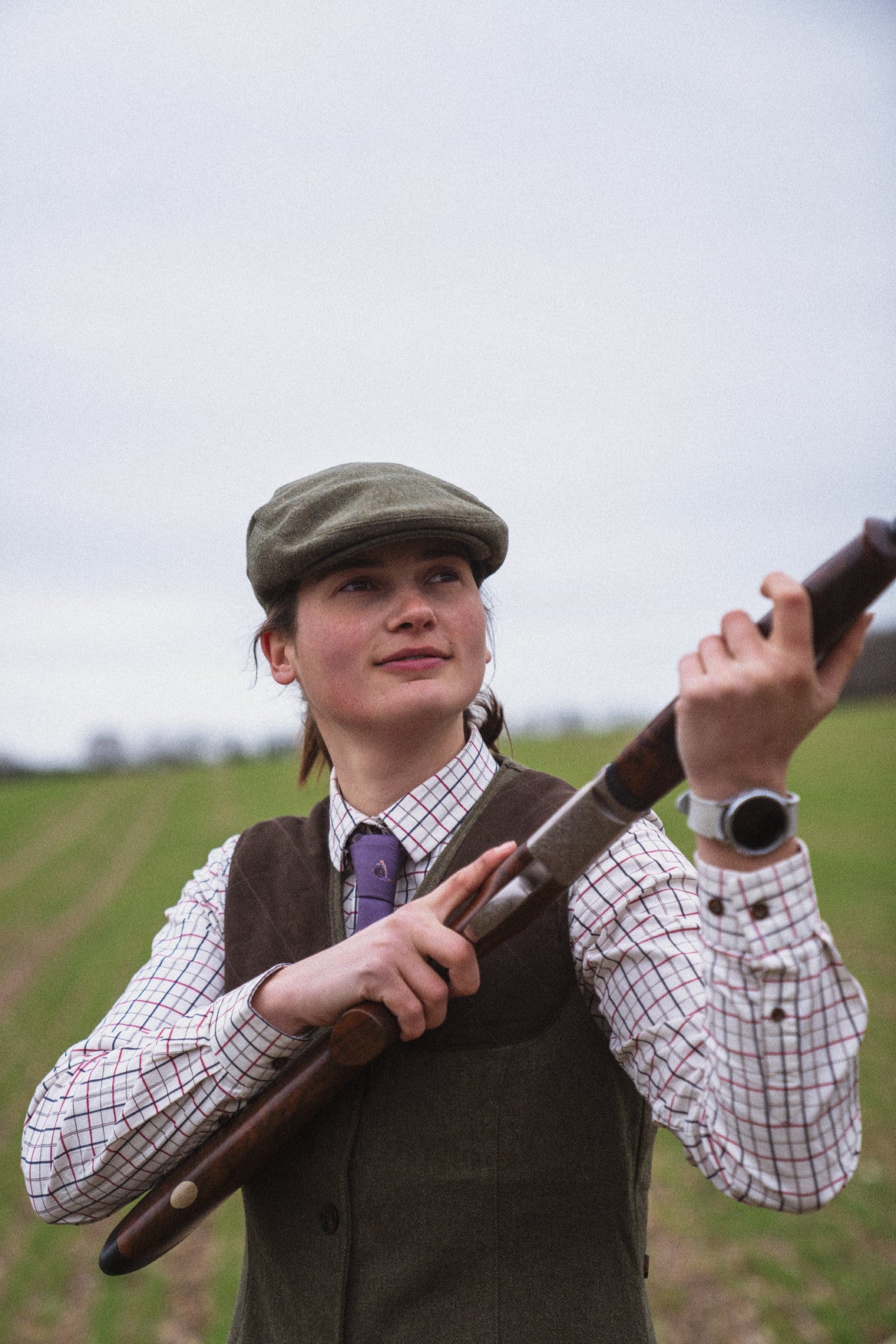Kerry plaid hunting shirt women