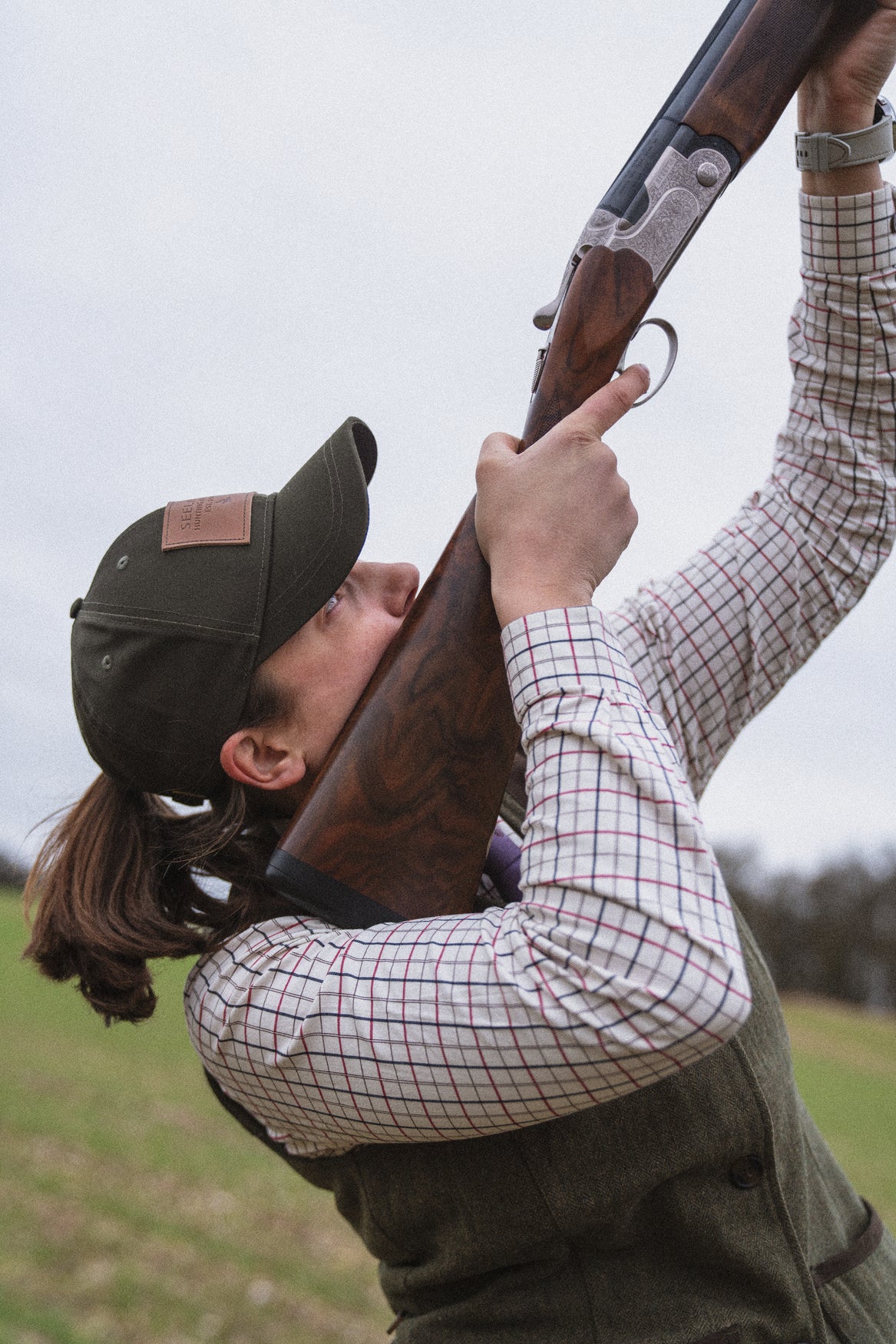 Kerry - Checked Hunting Shirt Women