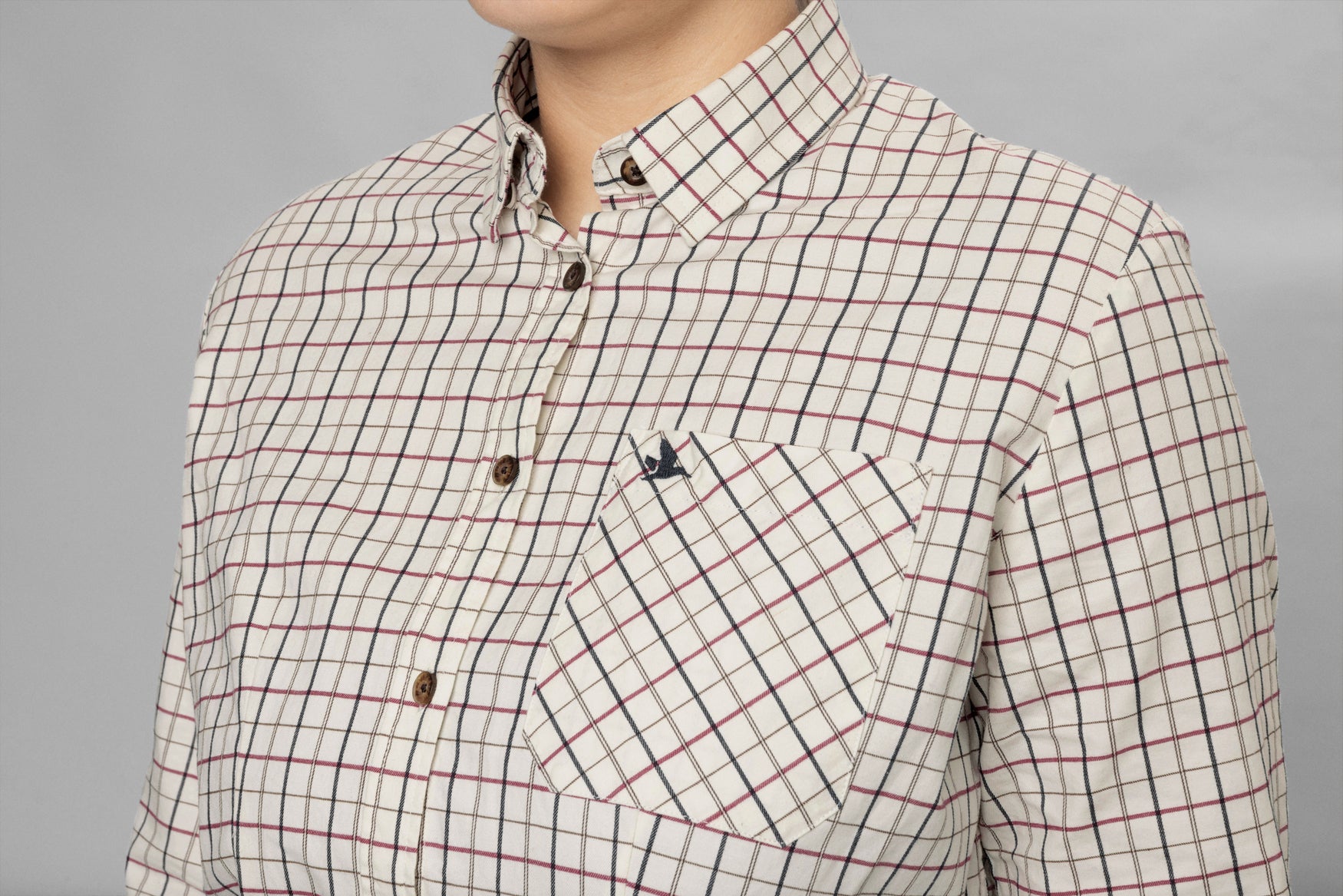Kerry - Checked Hunting Shirt Women