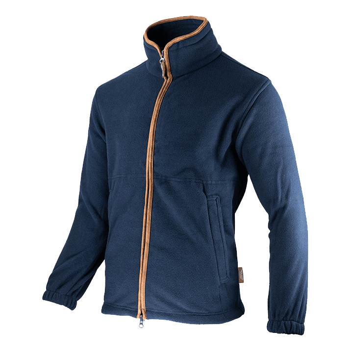 Dark blue fleece jacket - Men