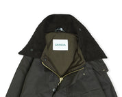 Waxed Jacket Men Brown - Grinda