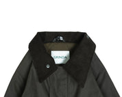 Brown Waxed Jacket Men - Grinda