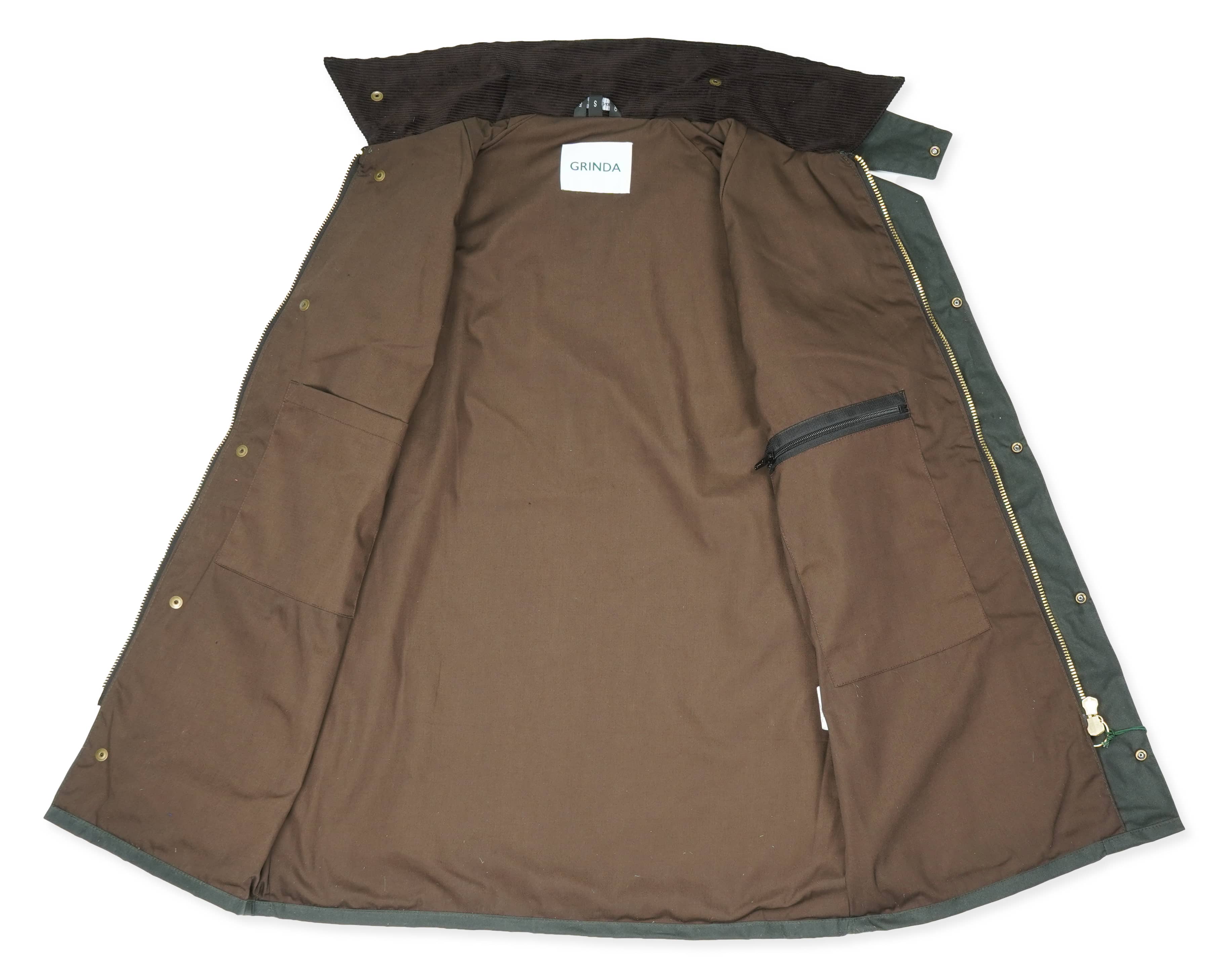 Waxed Vest Green - Grinda