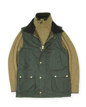 Waxed Vest Green - Grinda