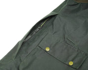 Waxed Vest Green - Grinda