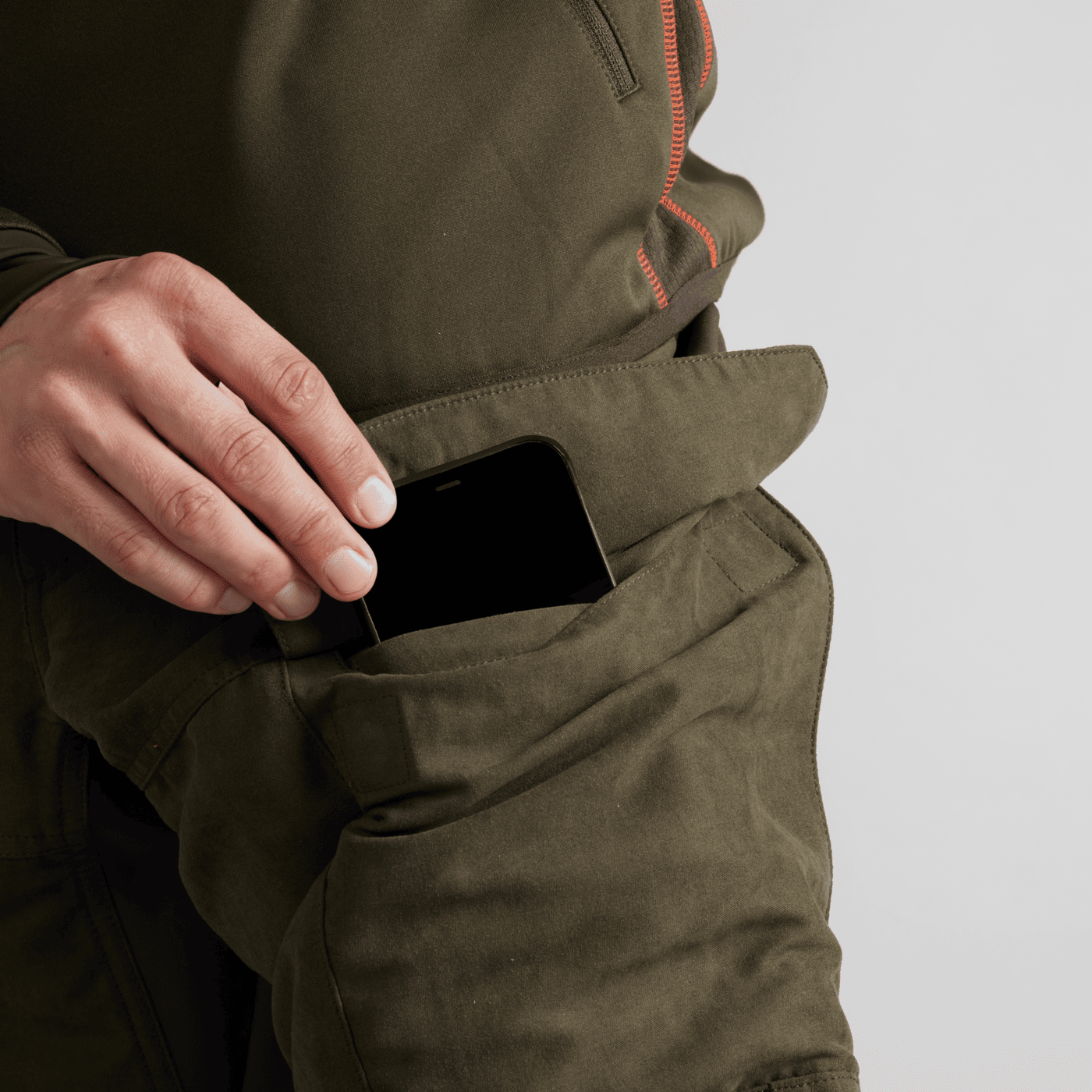 Härkila Scandinavian Pants - Willow Green/Deep Brown