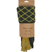 Hunting sock Diamond with Garters - Green - Jaktstil.se