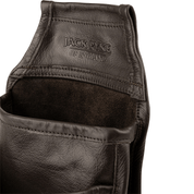 Cartridge pouch - Dark brown leather - Jack Pyke