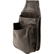 Cartridge pouch - Dark brown leather - Jack Pyke
