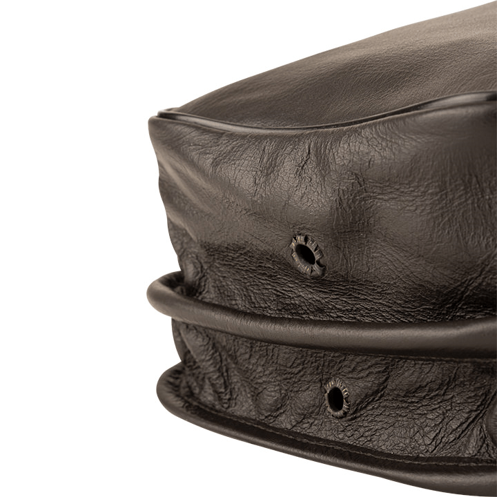 Cartridge pouch - Dark brown leather - Jack Pyke