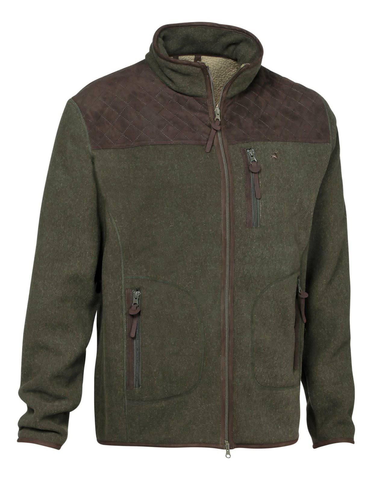 Green Fleece Jacket - Presly - Verney Carron