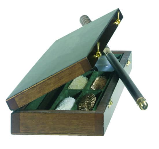 Gyttorp Weapon Care Kit in Wooden Box - Polish 12 Cal
