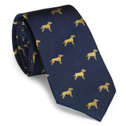 Laksen Dog Tie - Silke Midnight