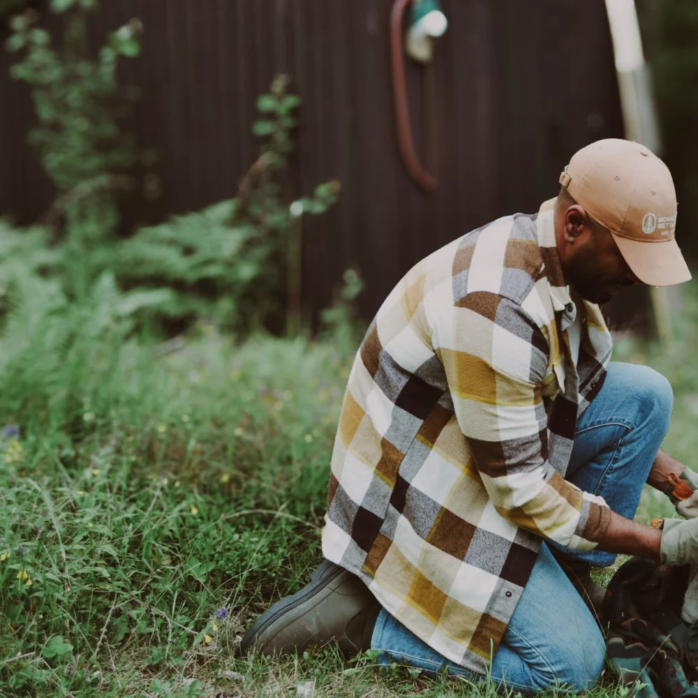 Flanellskjorta - Overshirt Brown - Scandinavian Settler