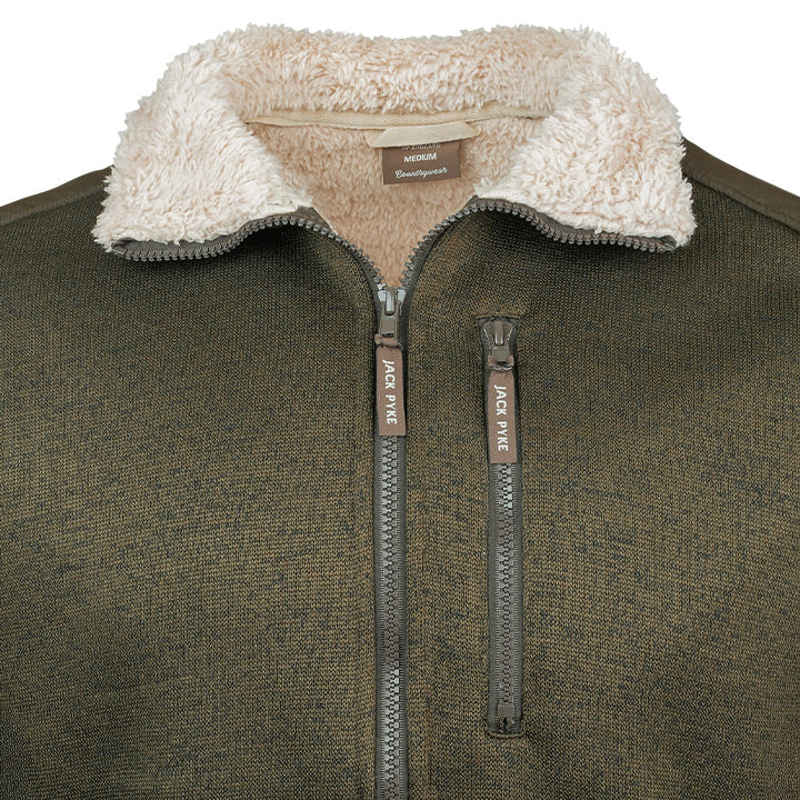 Jack Pyke Scandinavian Sherpa - Stickad Fleecejacka