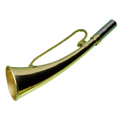 Mässingsfärgat Jakthorn 21 cm