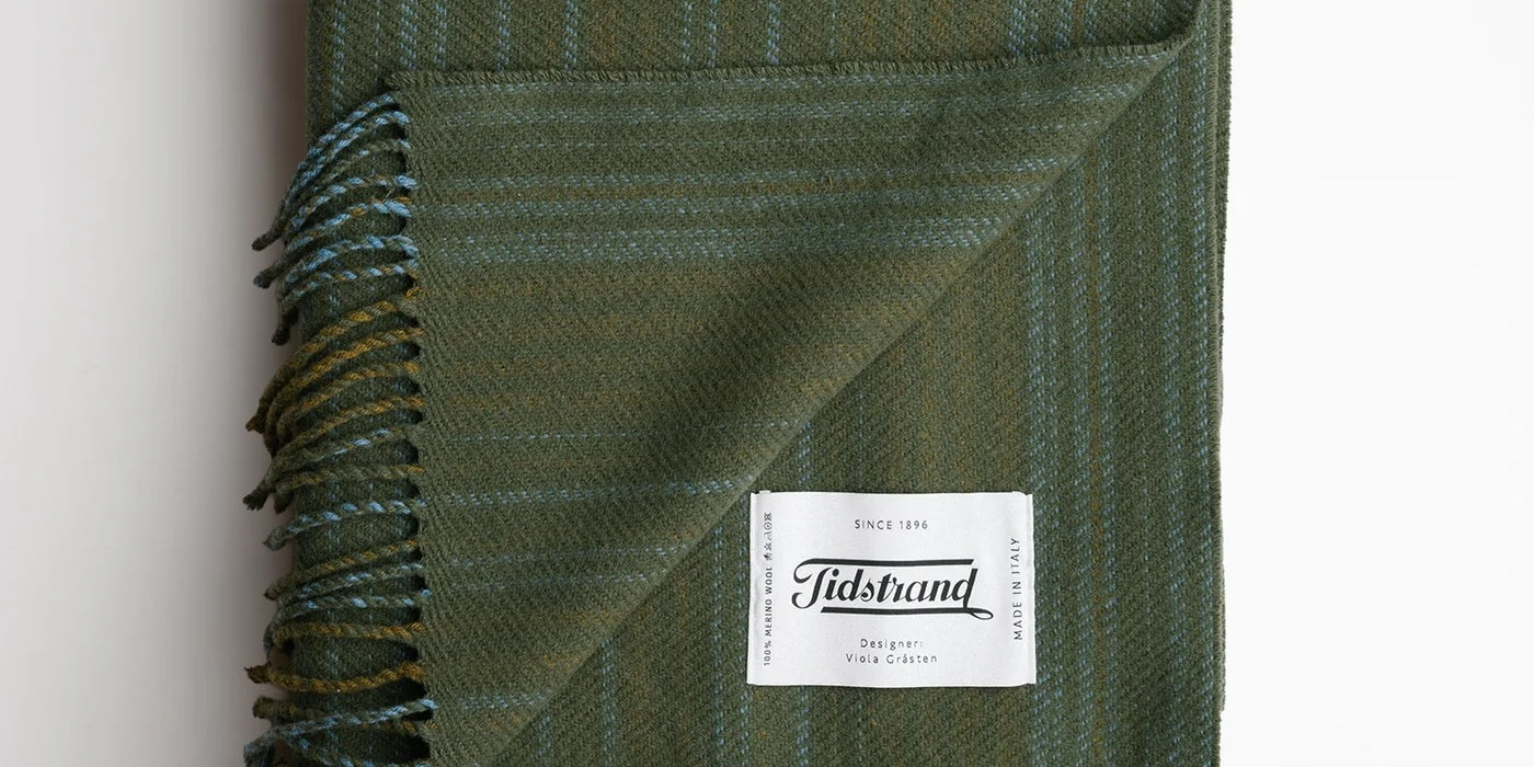 Tidstrands filtar Viola Gråsten - Snark Grön