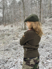 Grön Rundhalsad Jakttröja - Percussion - Jaktstil.se