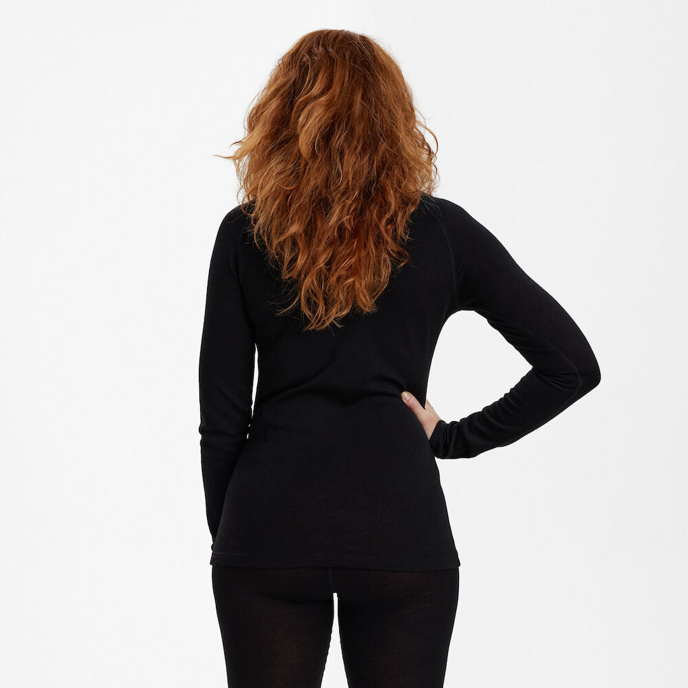 Lady Quinn - Merinoundertröja Black Oak