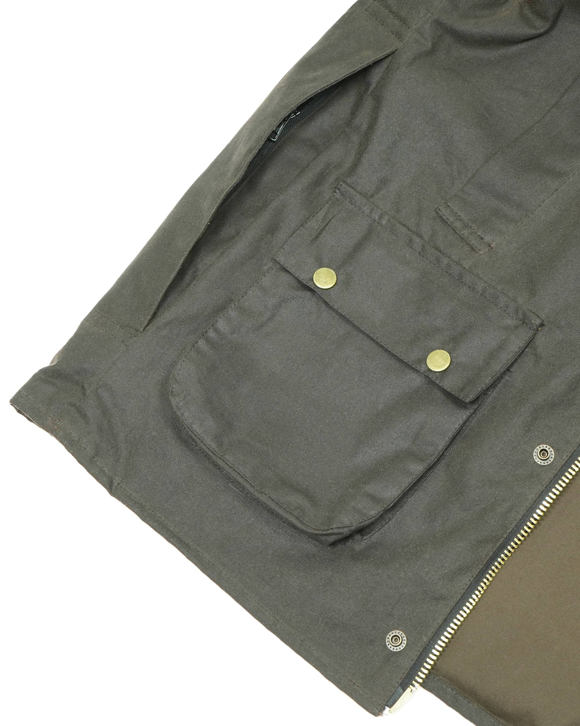 Vokset vest brun - Grinda