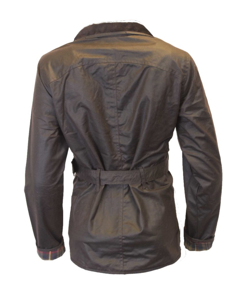 Vokset jakke dame - Brun